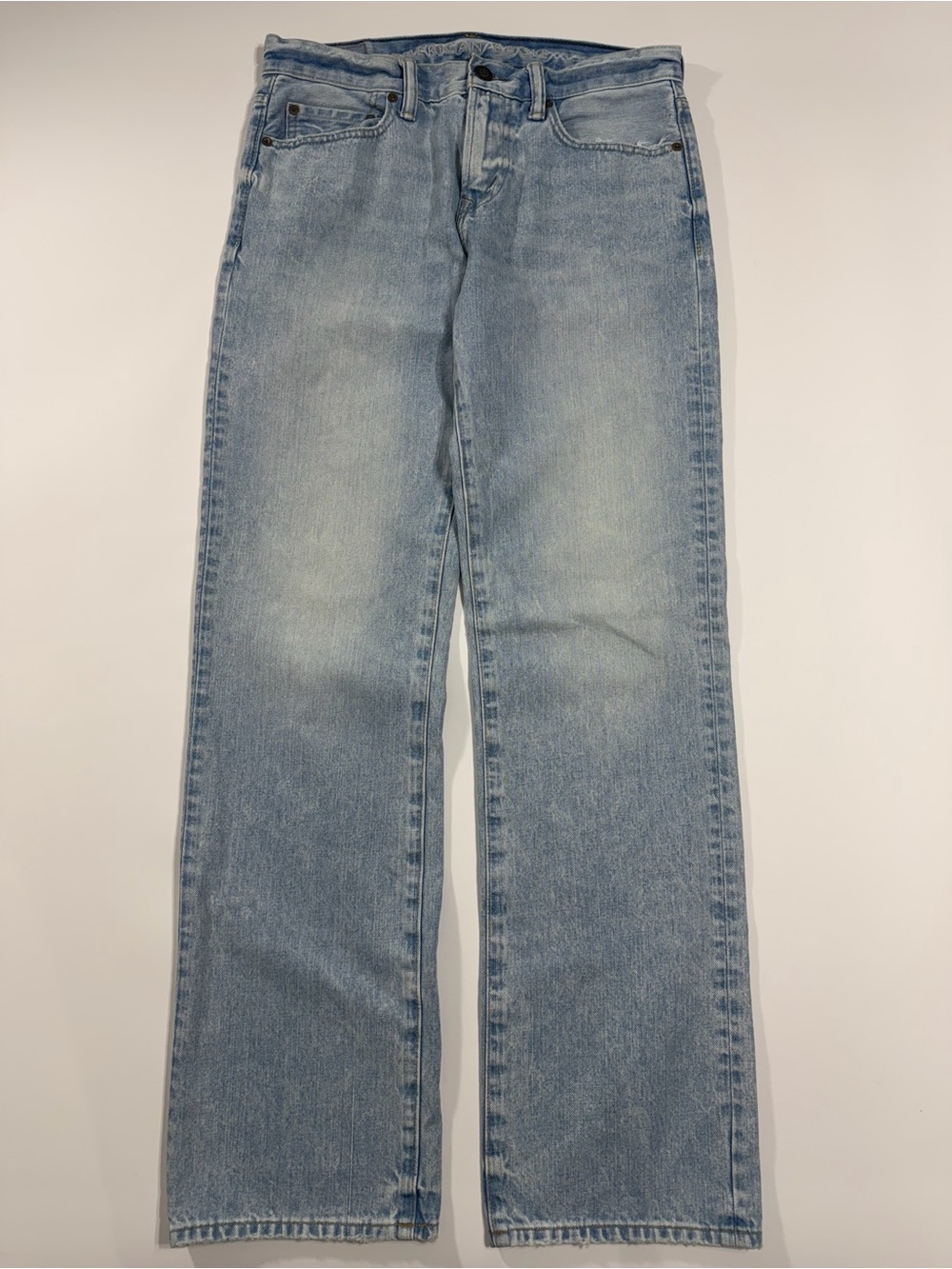 American Eagle Men’s Classic Bootcut Jeans 30x34 100% Cotton Light Wash